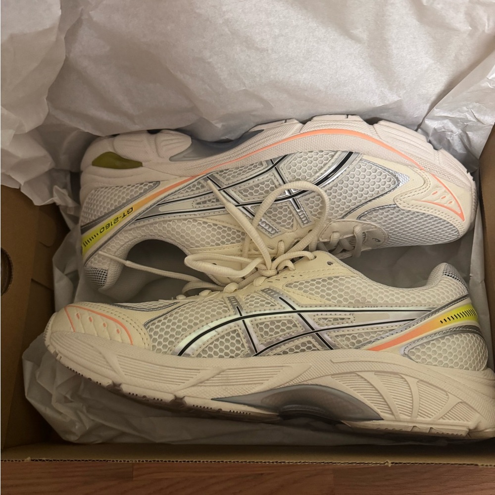 ASICS GT-2160 Paris Cream / Safety Yellow